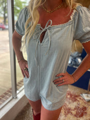 Mineral wash romper