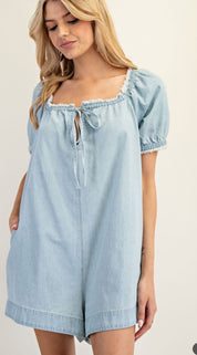 Mineral wash romper