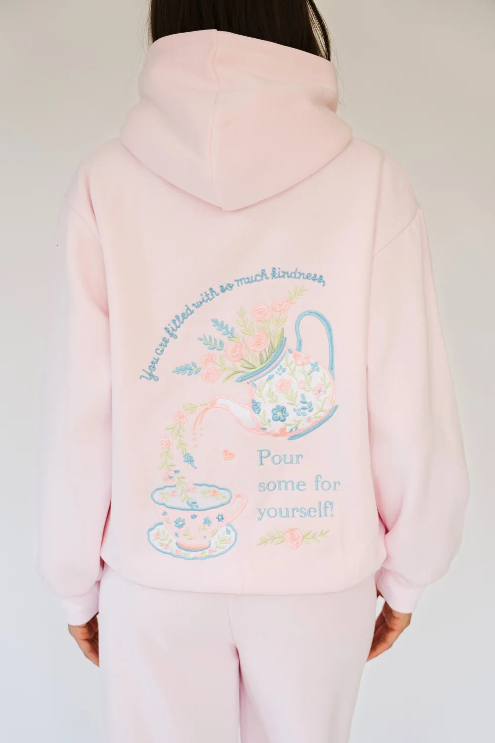 Happy Camp3r “Pour Some Kindness” Embroidered Hoodie