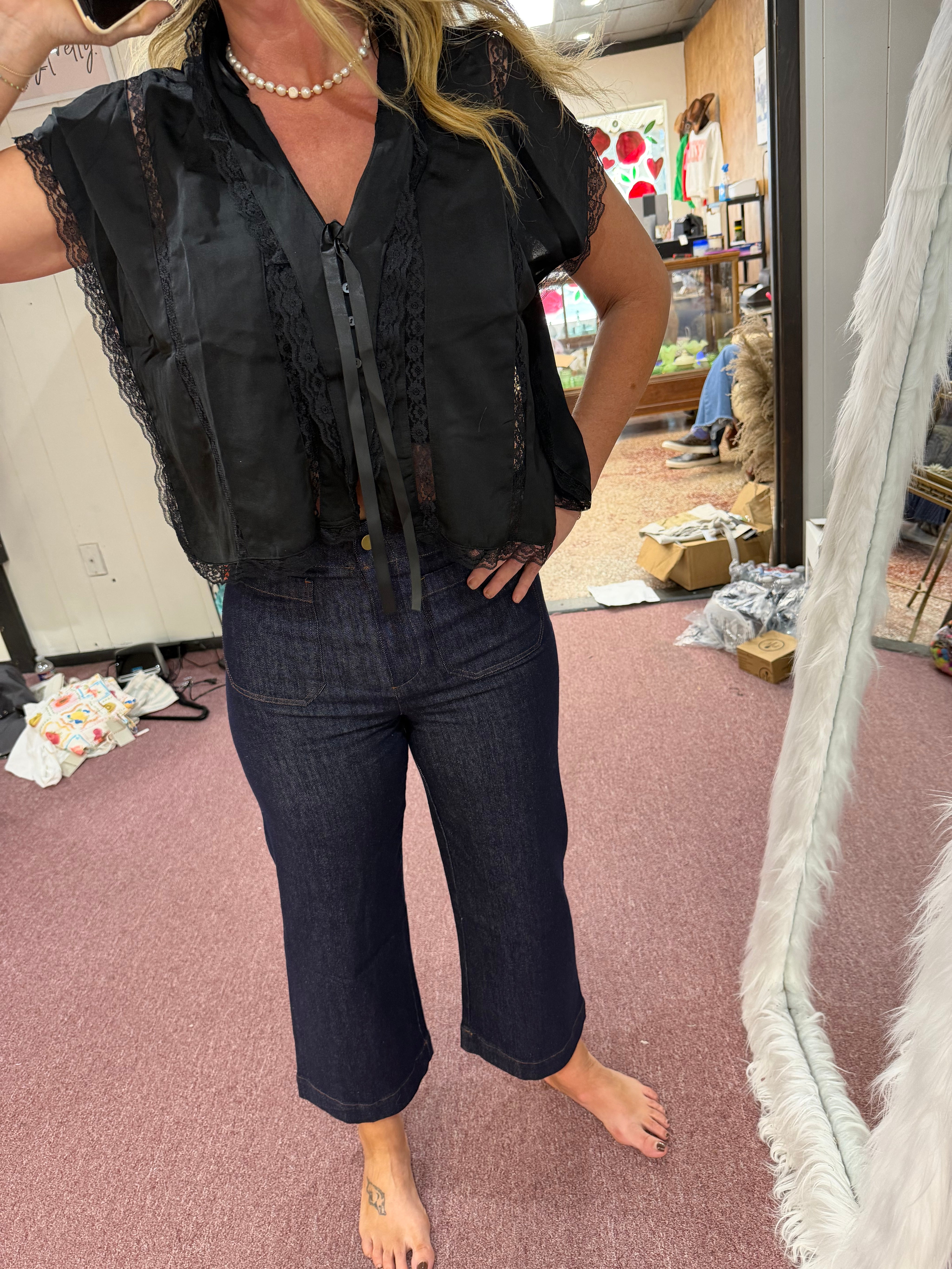 The love letter lace top