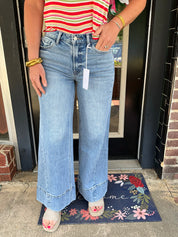 Vintage vervet muse wide leg trouser