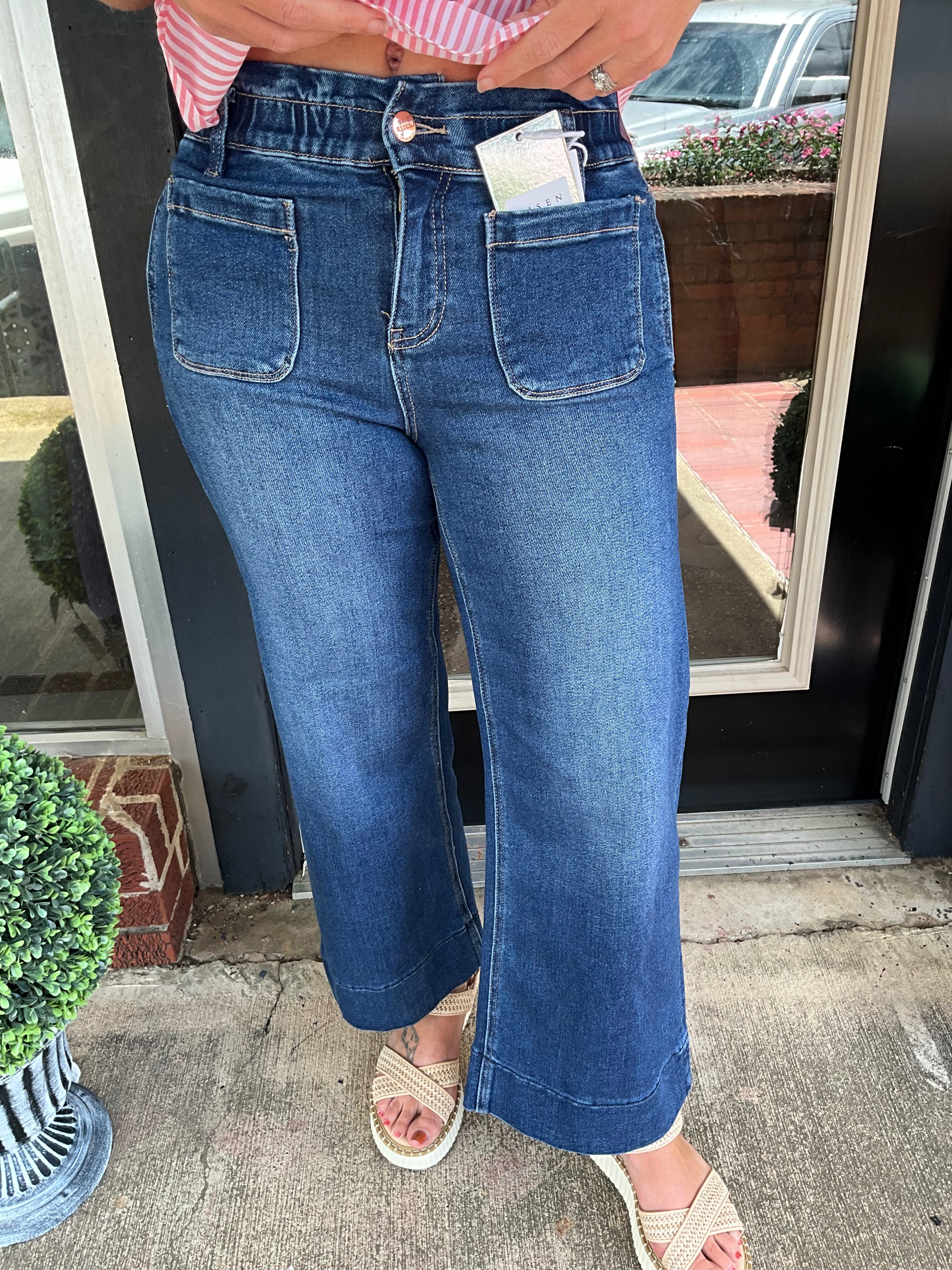 Daydream denim crop