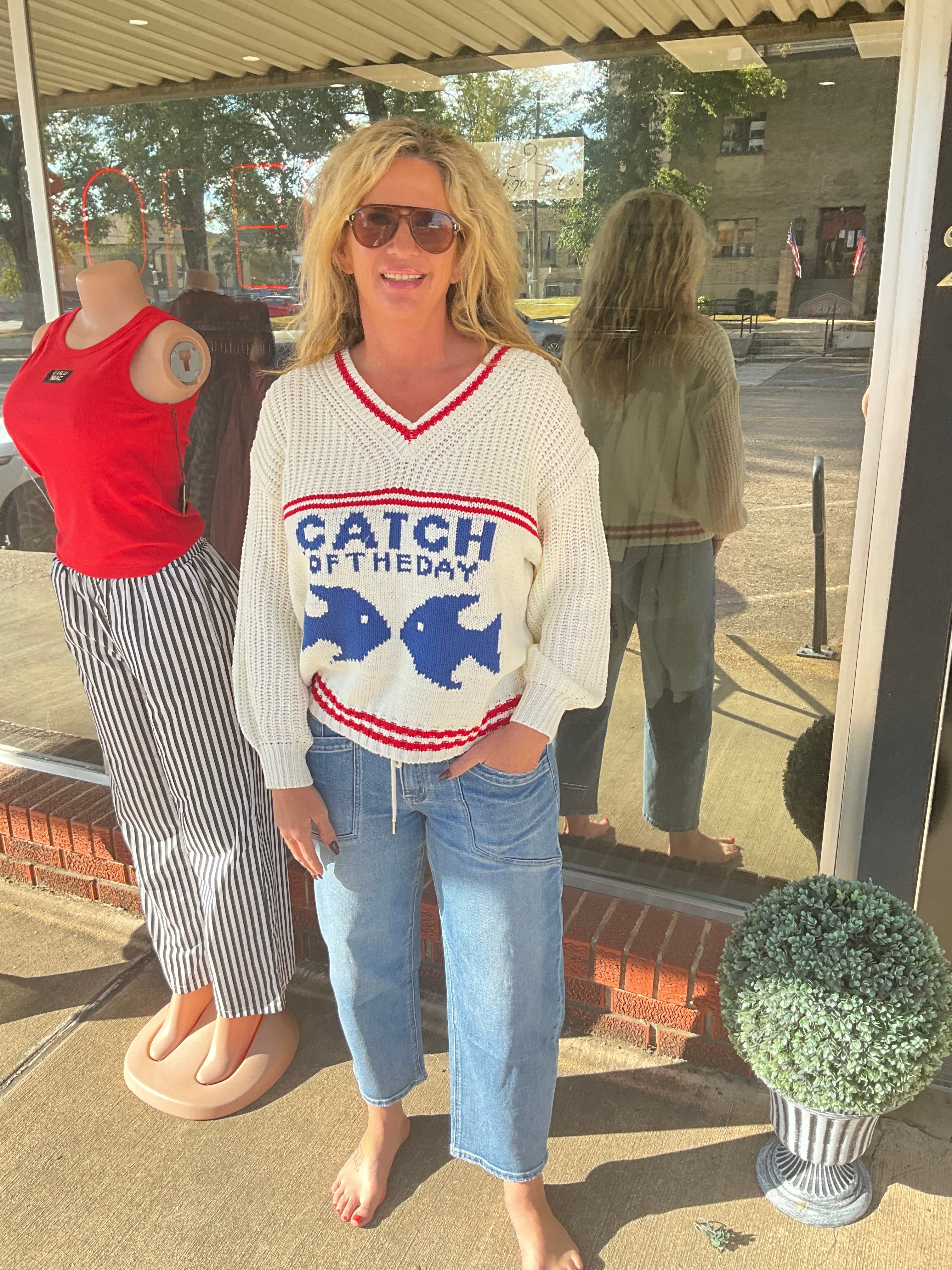 Catch of the day sweater