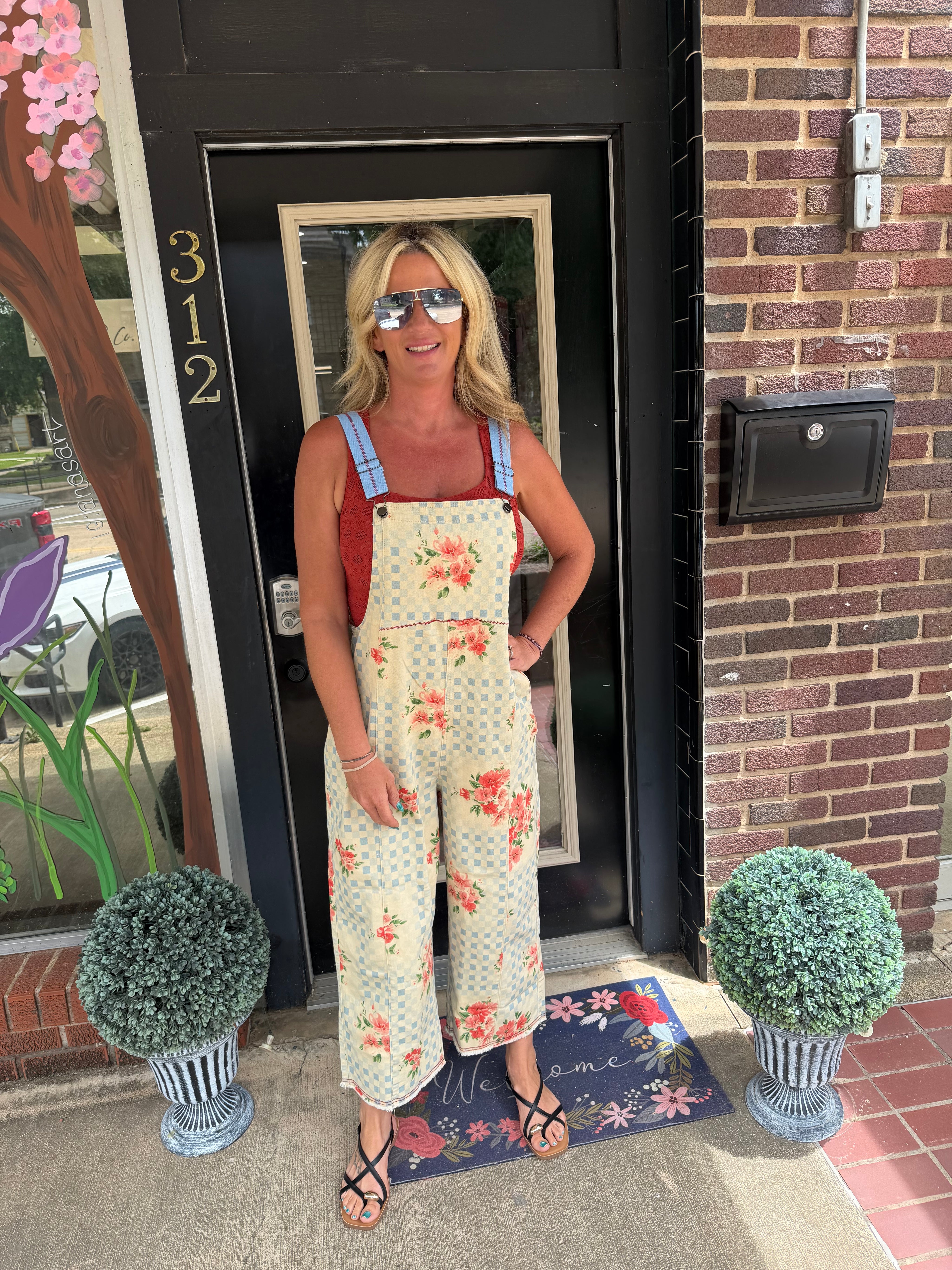 Sunwashed Garden Overalls