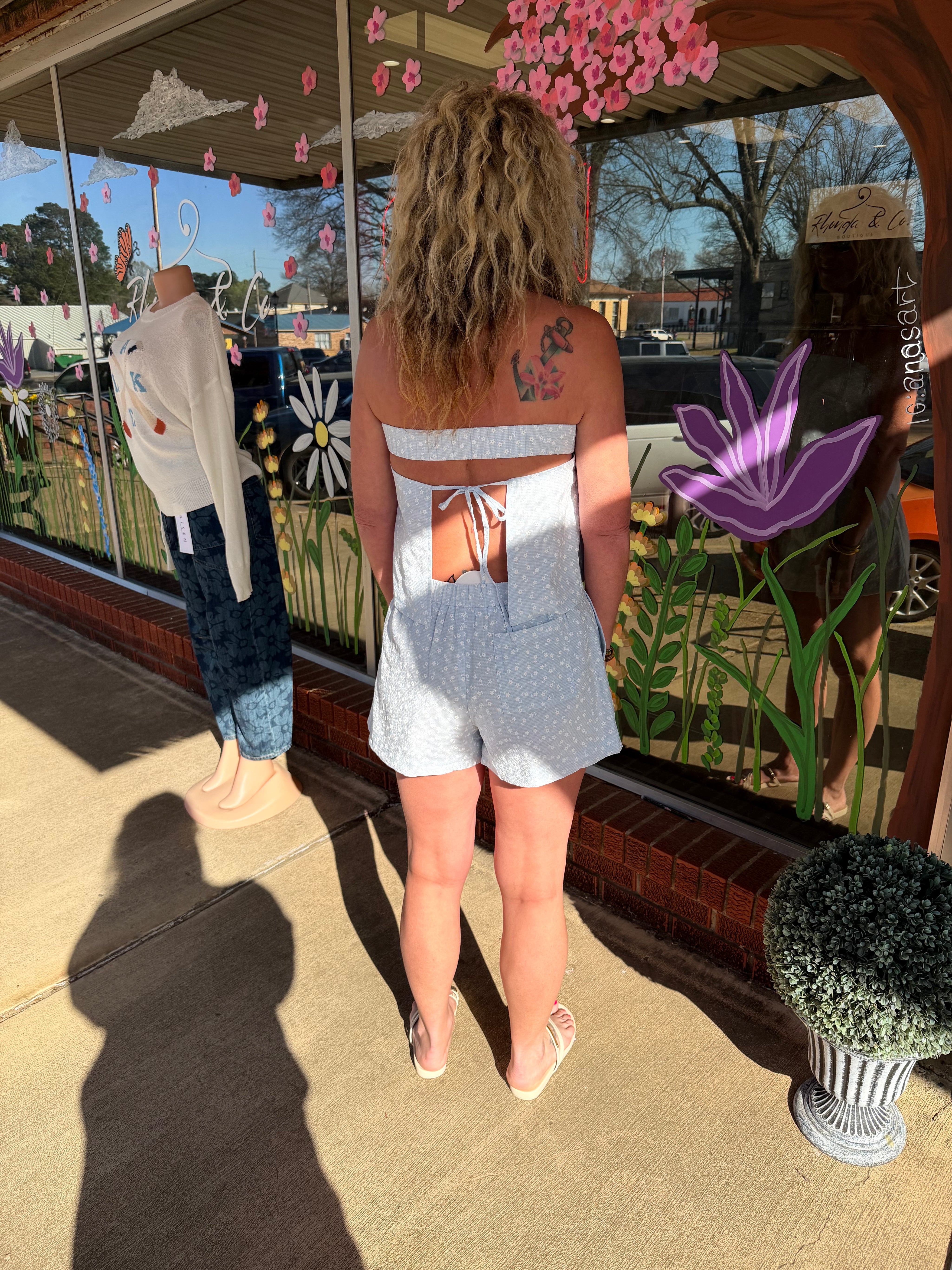 Breeze Strapless Short Set