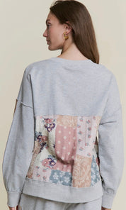 Patchwork sweatshirt