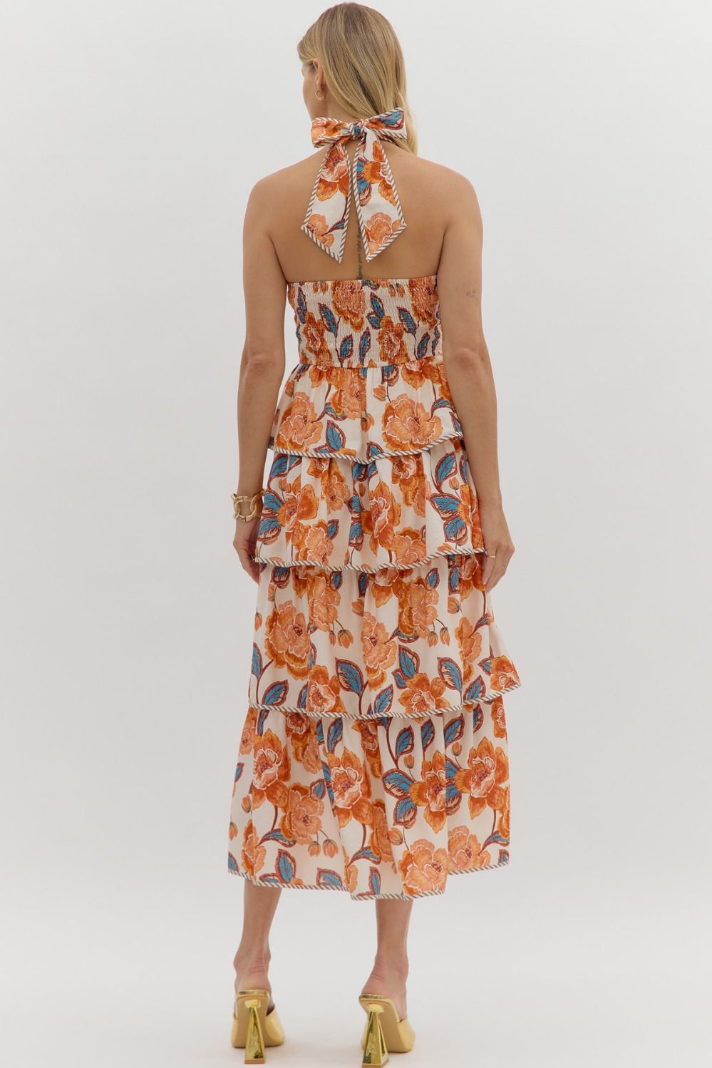 The Valencia tiered dress