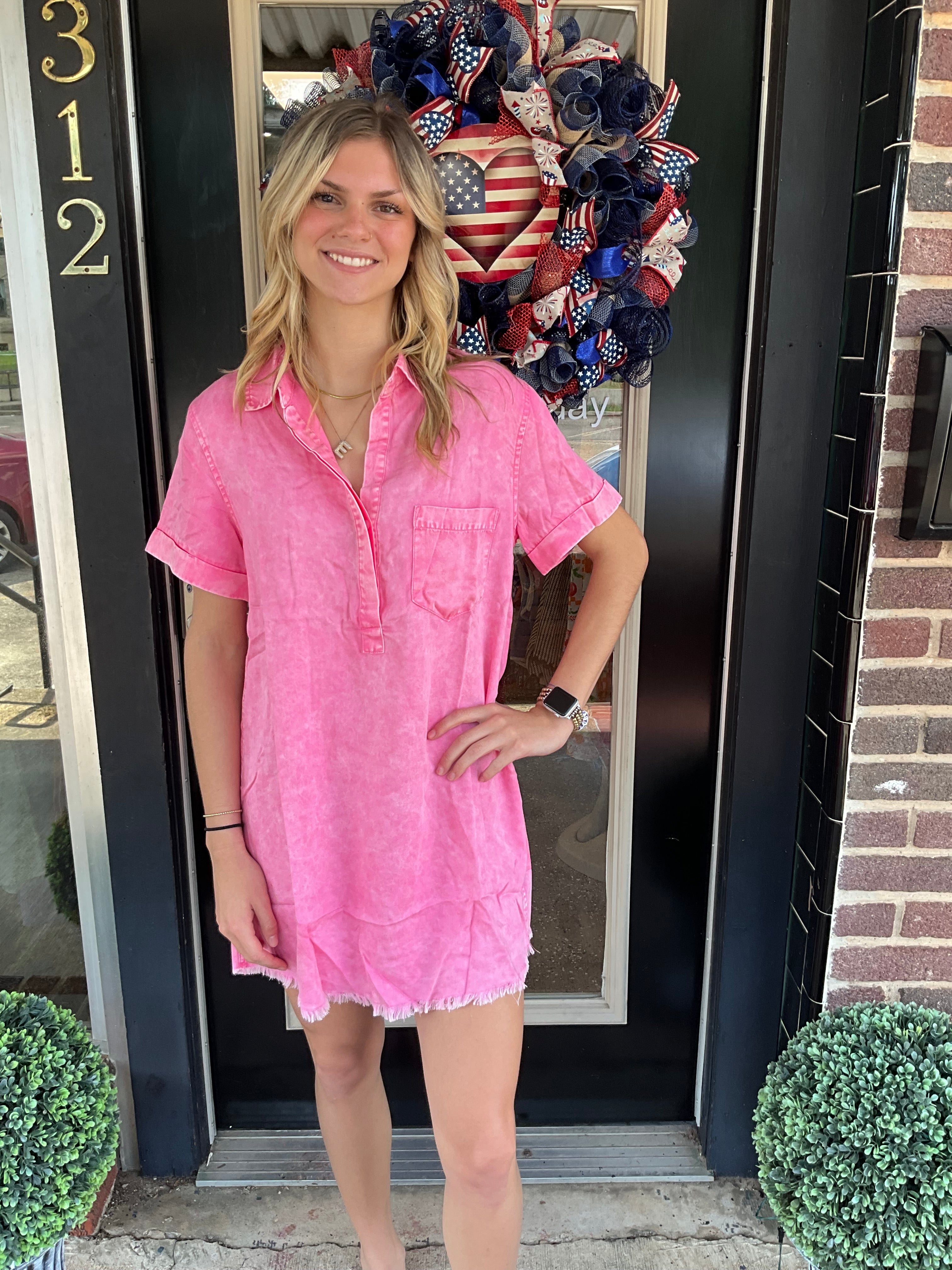 Blush babe dress