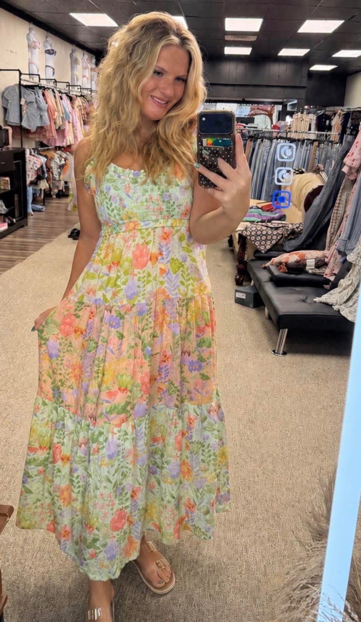 Floral maxi dress