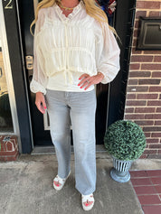 Ivory breeze blouse
