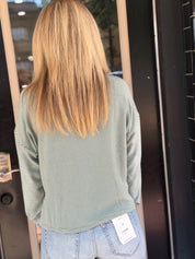 Striped Half-Zip Knit Pullover
