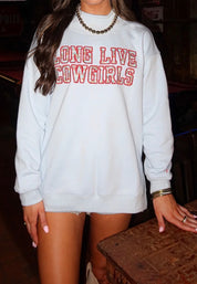 Long live cowgirls mockneck