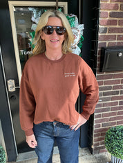 Flower sweatshirt