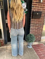 Rustic quilted vest