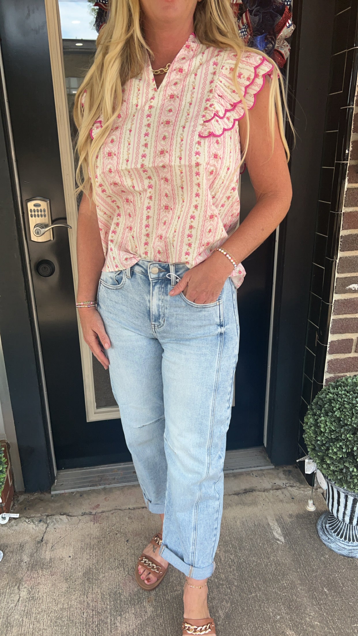Vintage blossom blouse