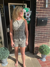 Tiger print two peice set