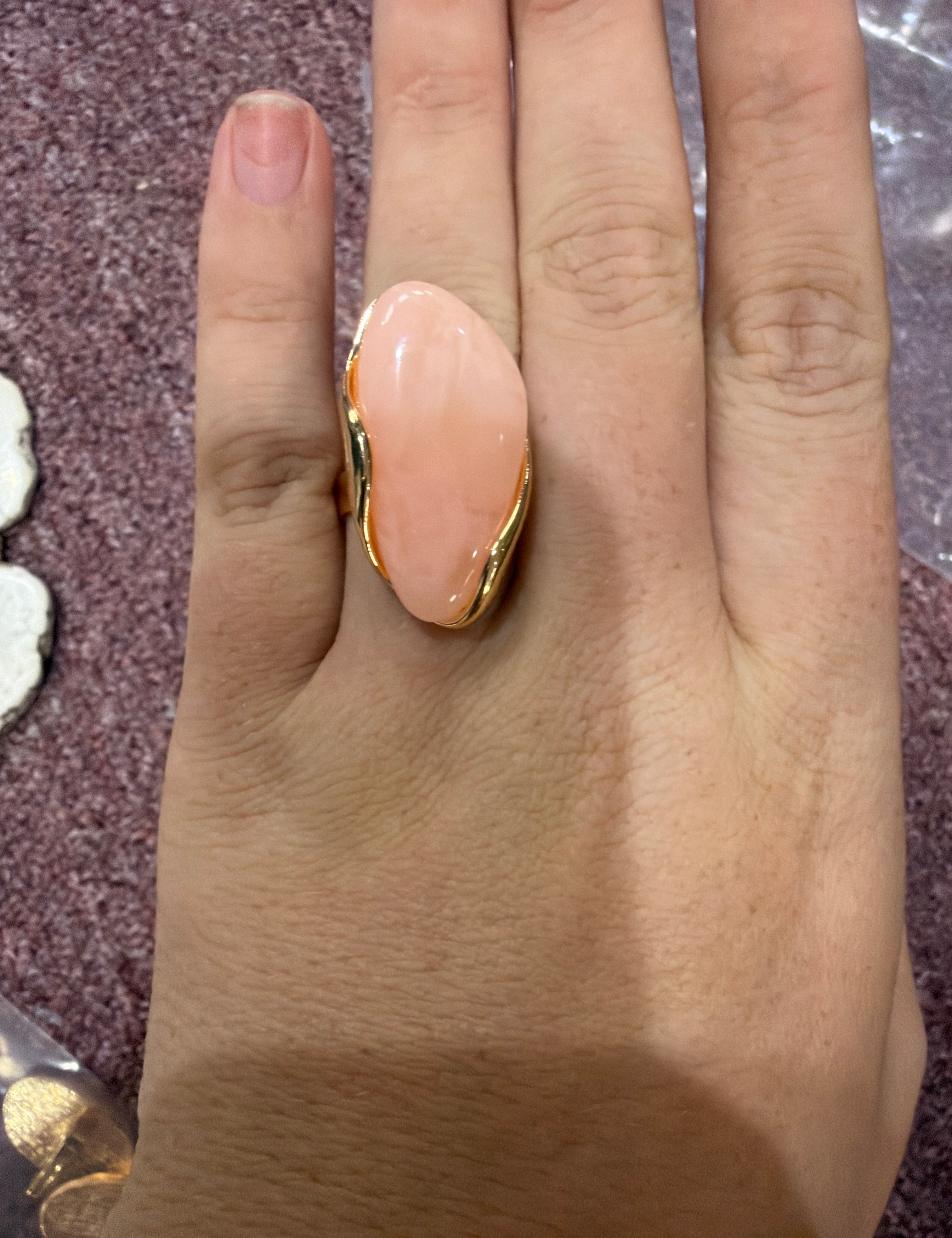 Autumn Gem Adjustable Statement Rings