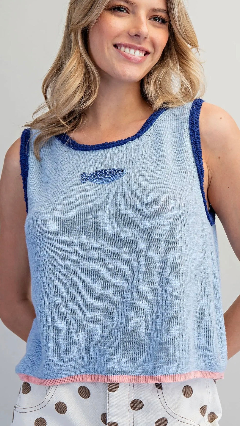 Coastal Catch Knit Tank