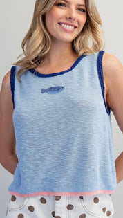 Coastal Catch Knit Tank