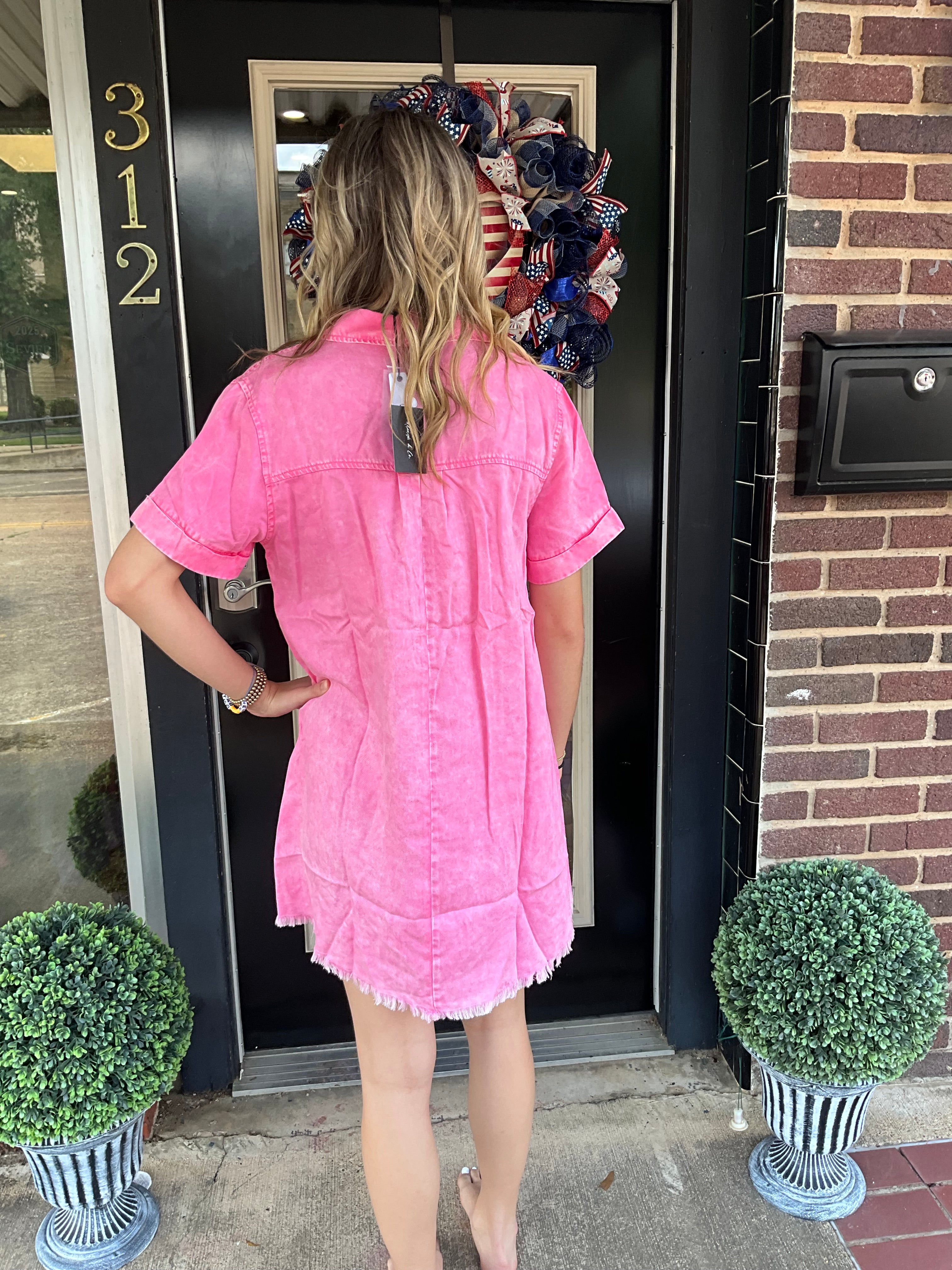 Blush babe dress