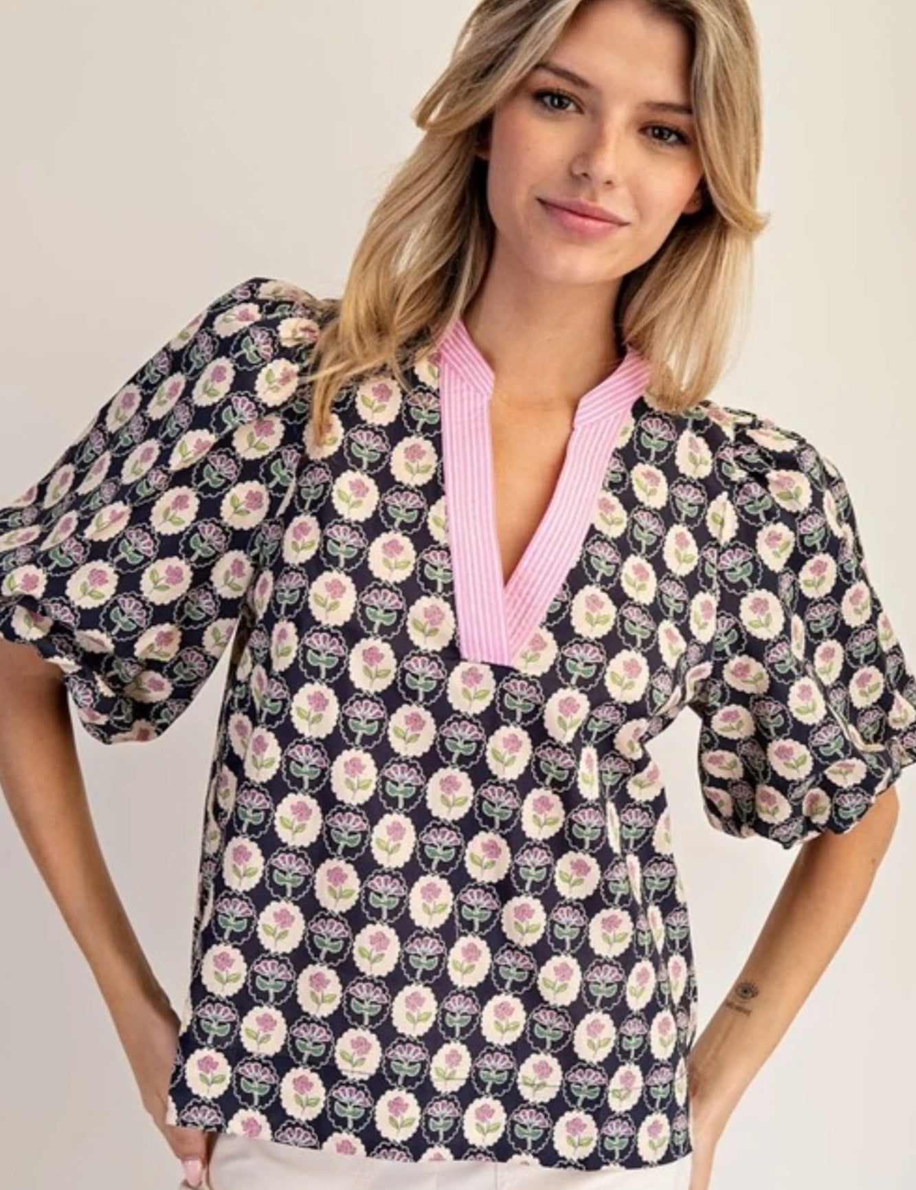 Lori puff sleeve