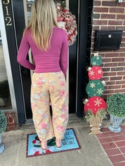 Blushing Prairie Floral Jeans