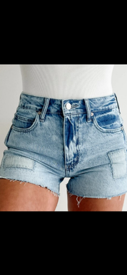 Peace & Patch Denim Shorts