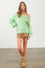 jade green knit sweater