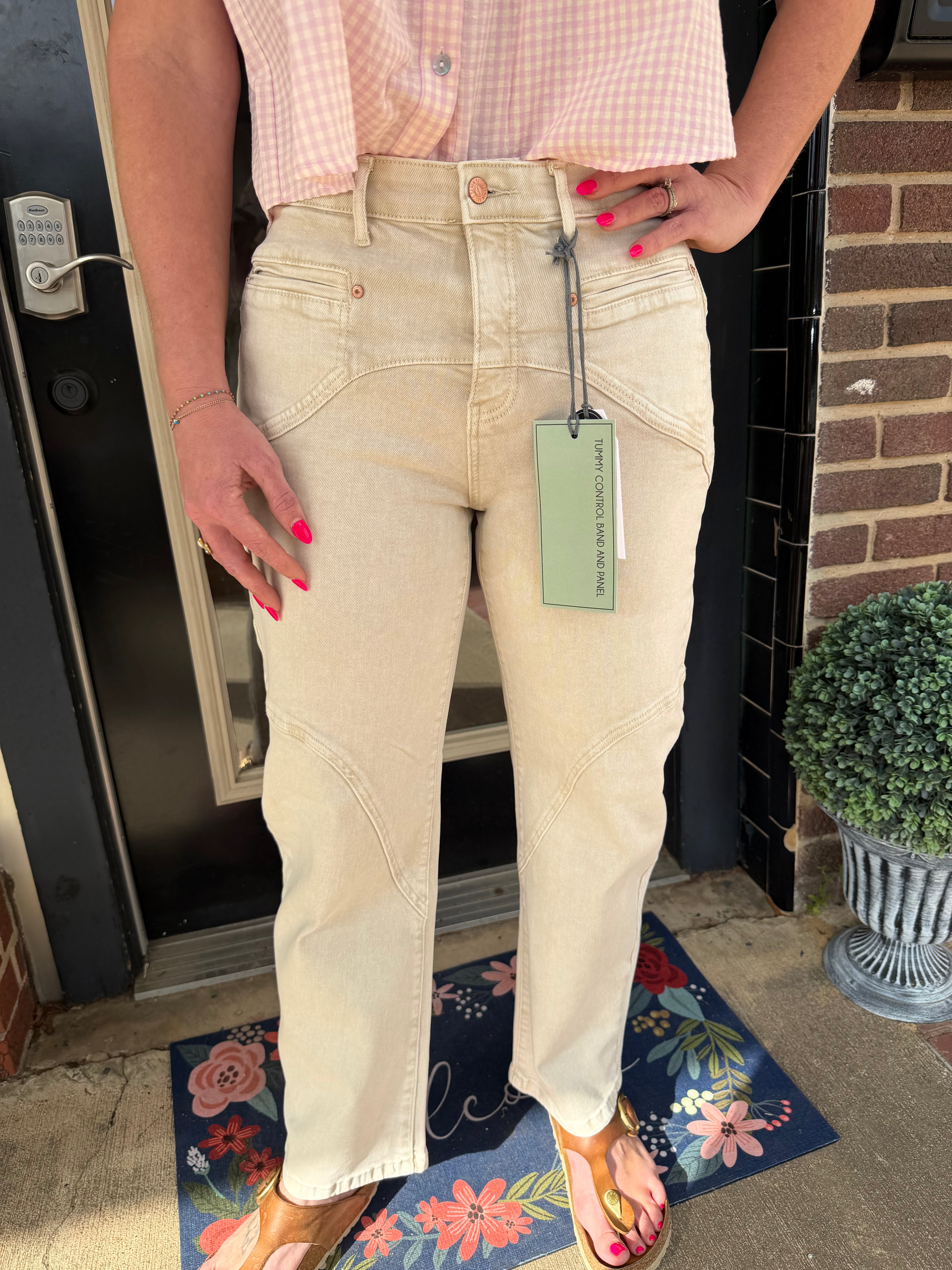 Saige Beige Lover Jeans