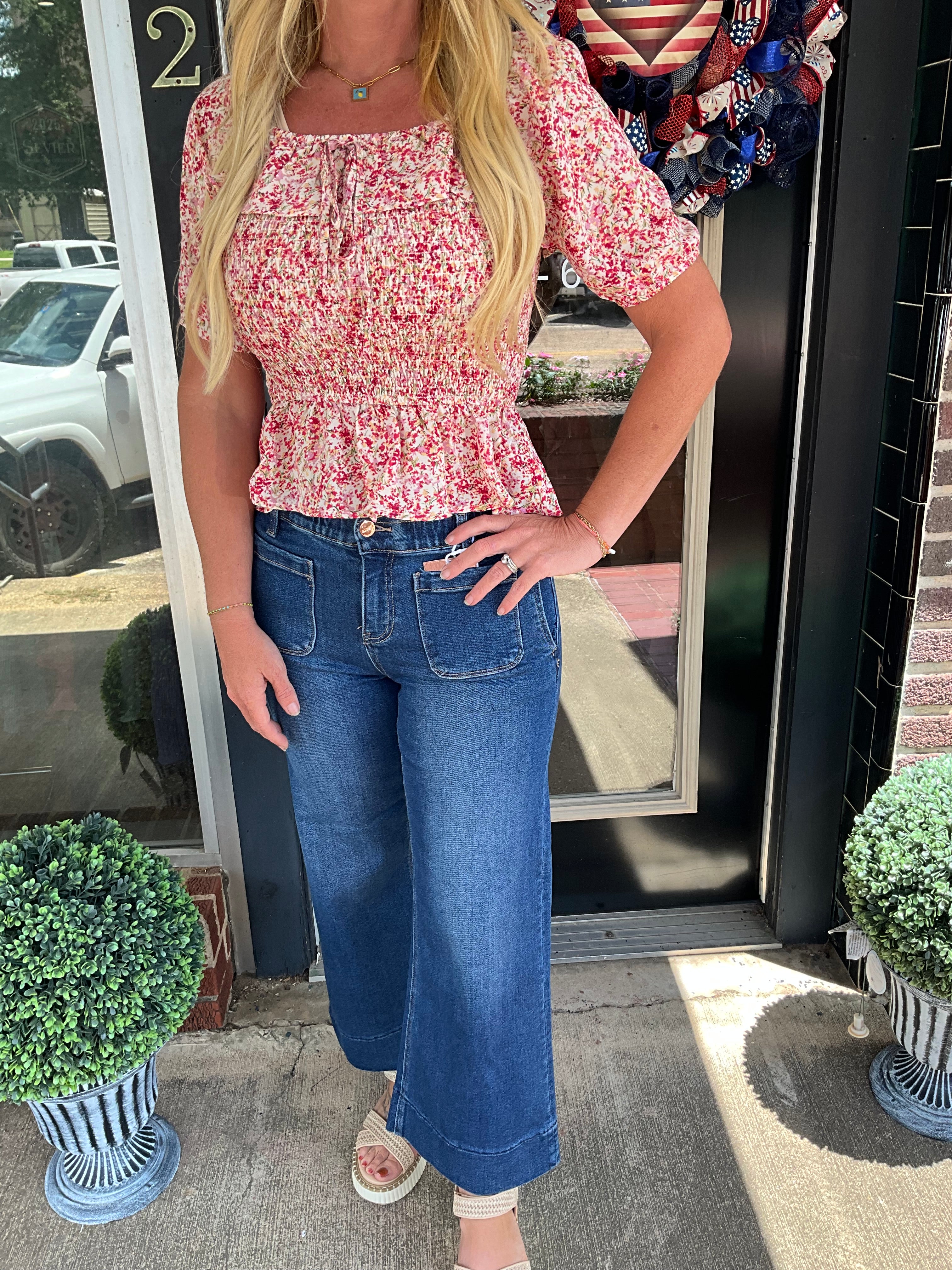Daydream denim crop