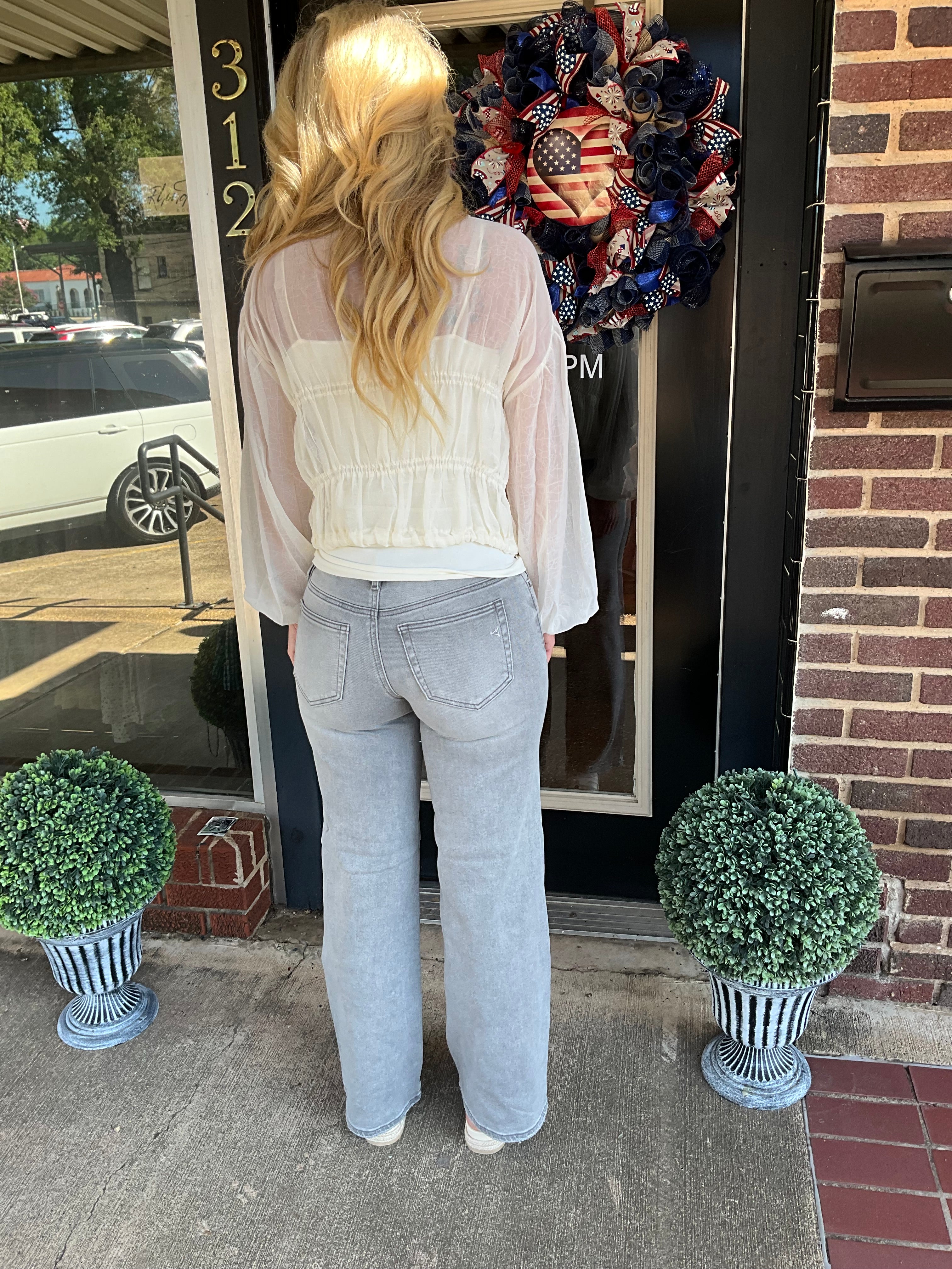 Ivory breeze blouse
