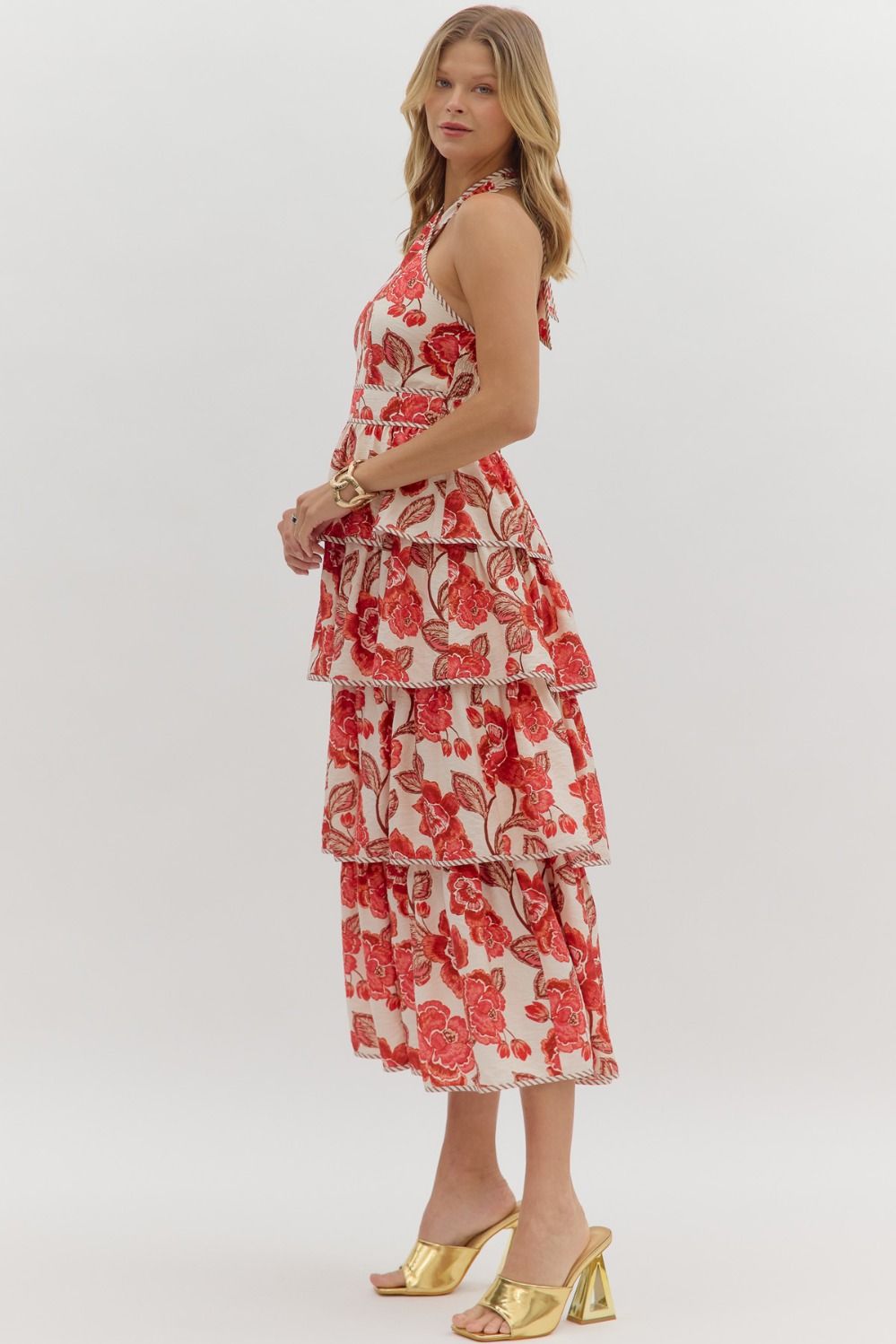 The Valencia tiered dress