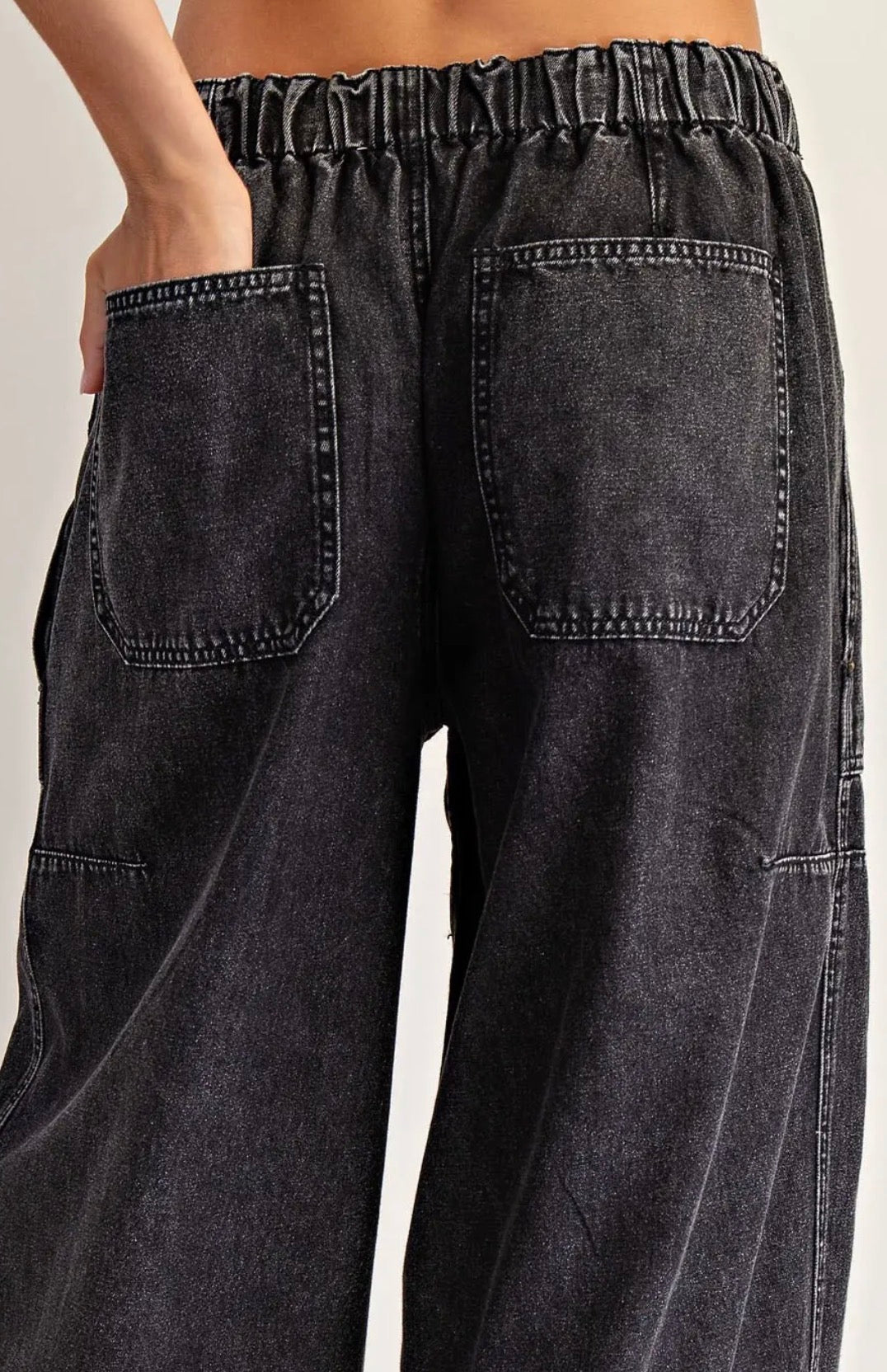 Midnight Stroll Barrel Denim