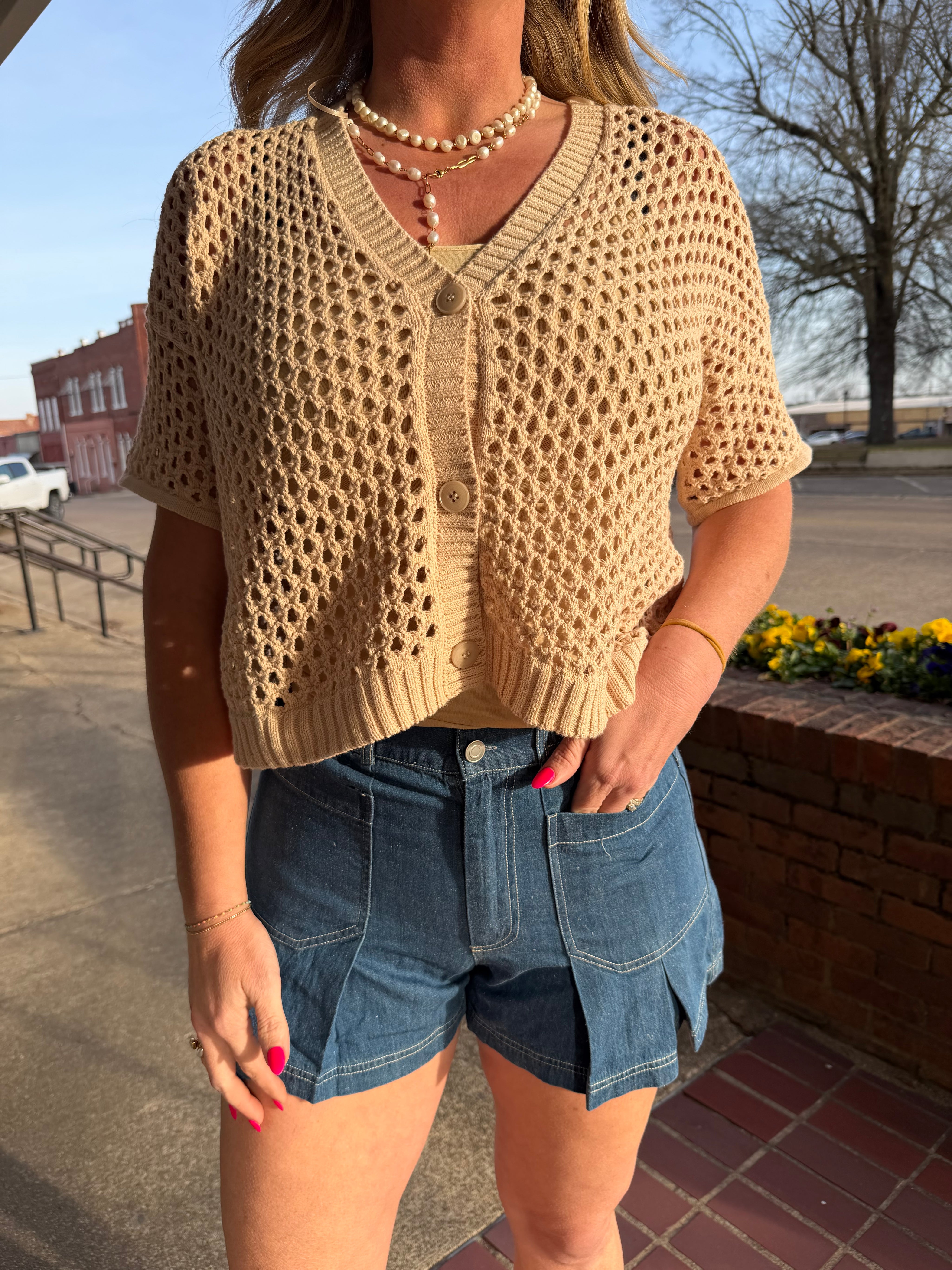 Barefoot crotchet cardi