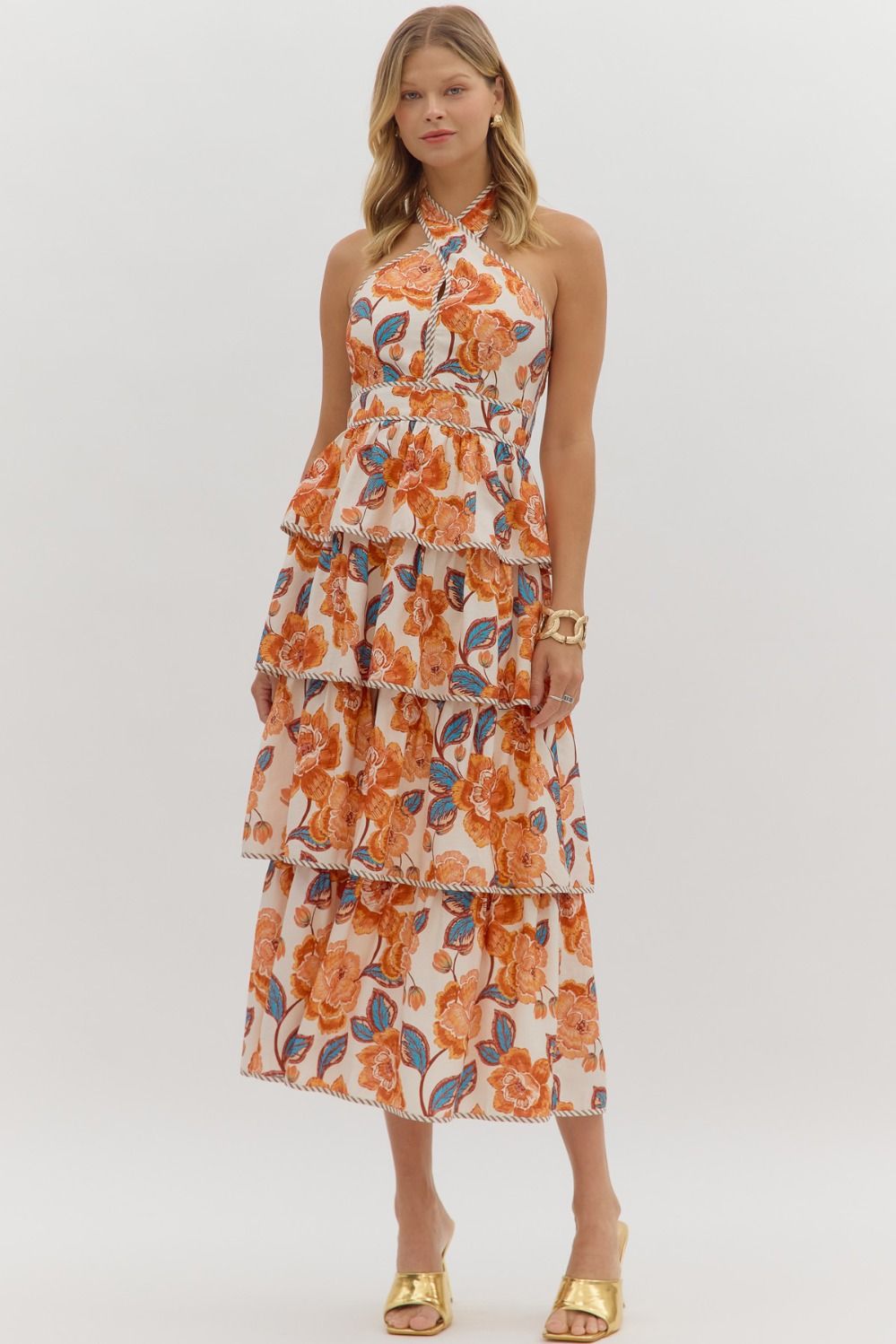 The Valencia tiered dress