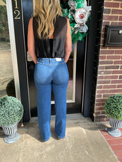 Vintage Evelyn wide leg jeans