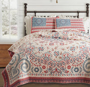 Americana Bandana Reversible King Quilt Set