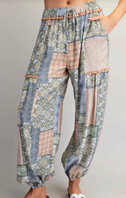 Boho patchwork pants
