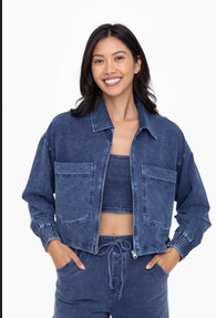 Denim mineral wash