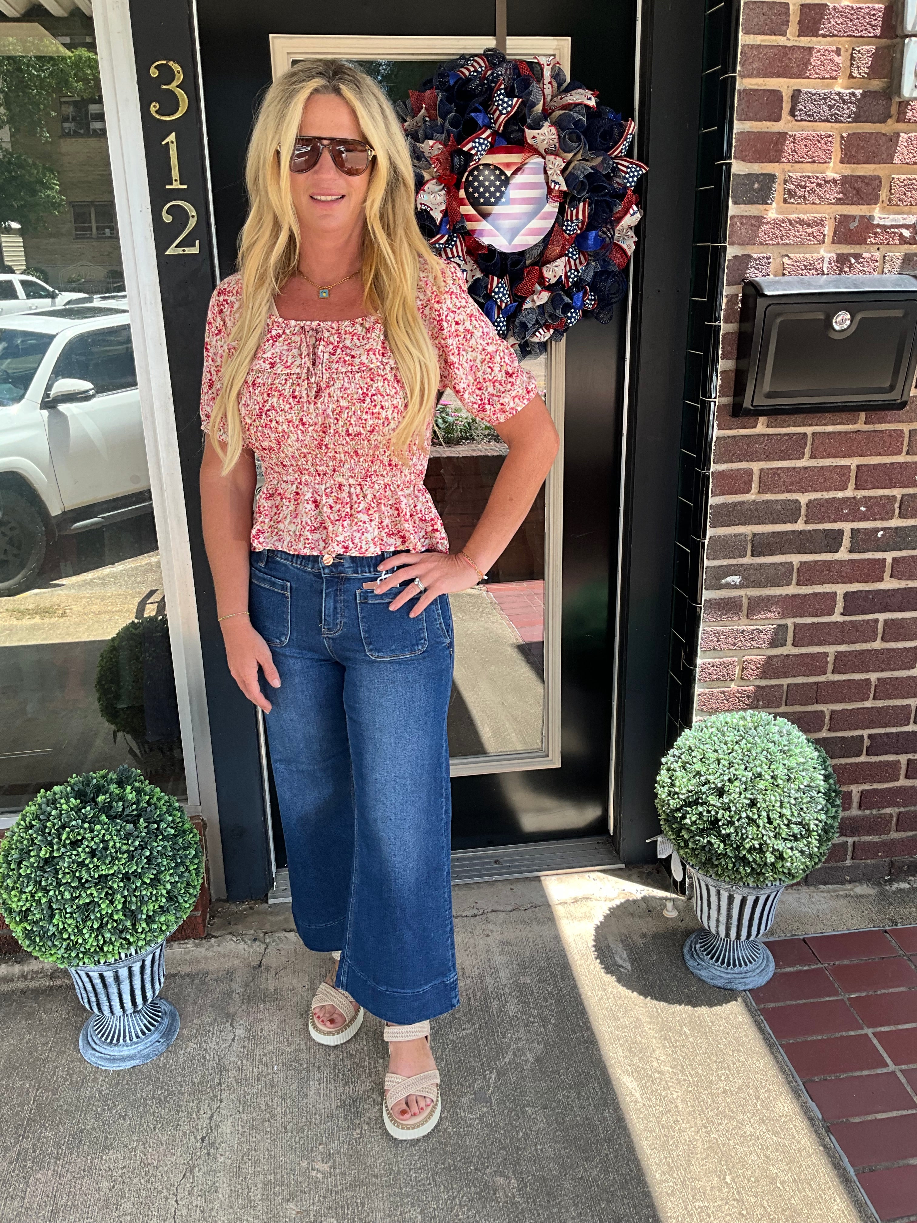 Daydream denim crop