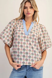 Lori puff sleeve