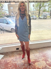 Carrie denim dress