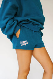 Happy Camp3r Crystal Teal Lounge Shorts