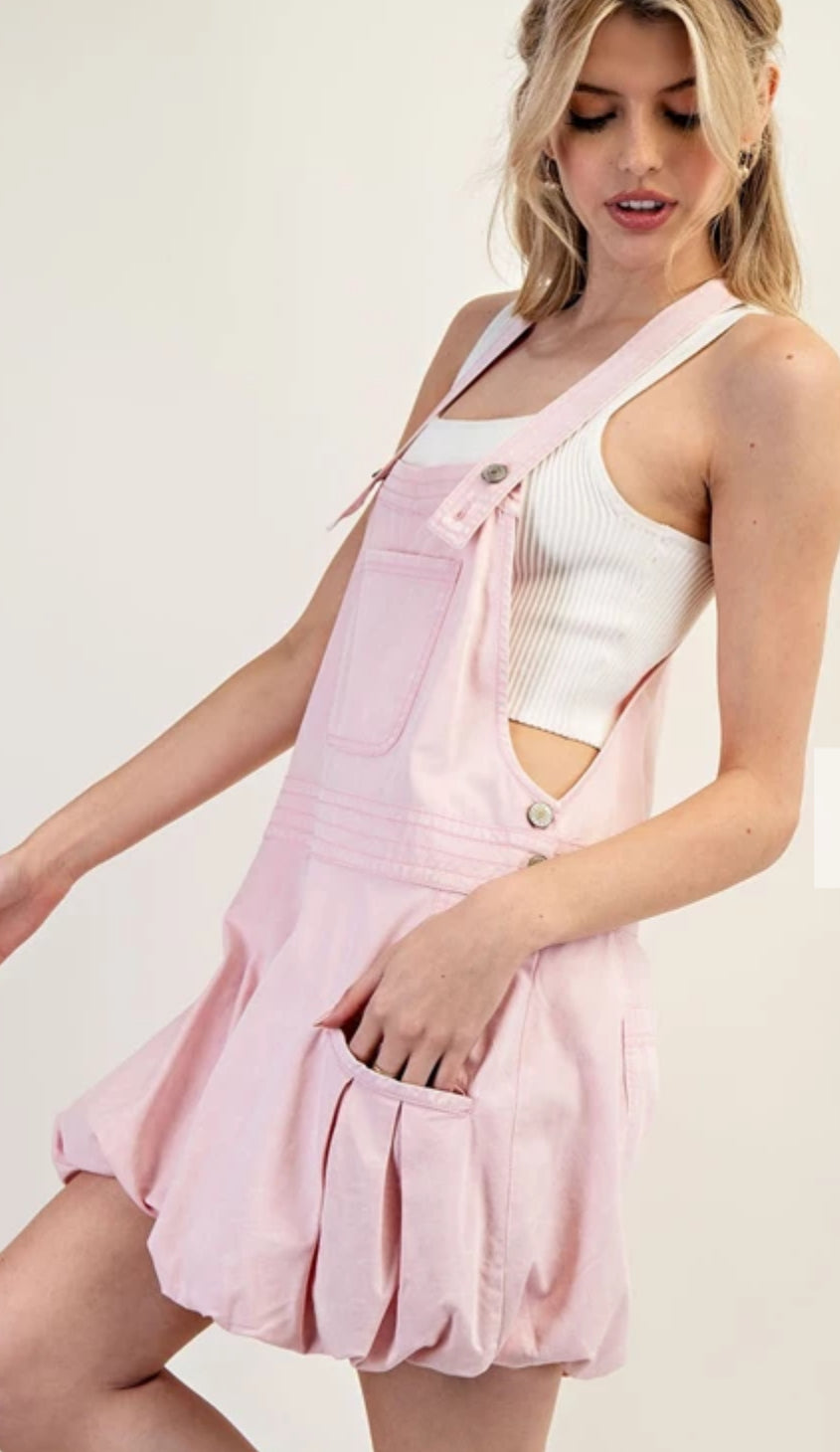 Bubble hem romper