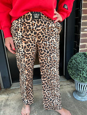 Leopard lulu Mac tack pants