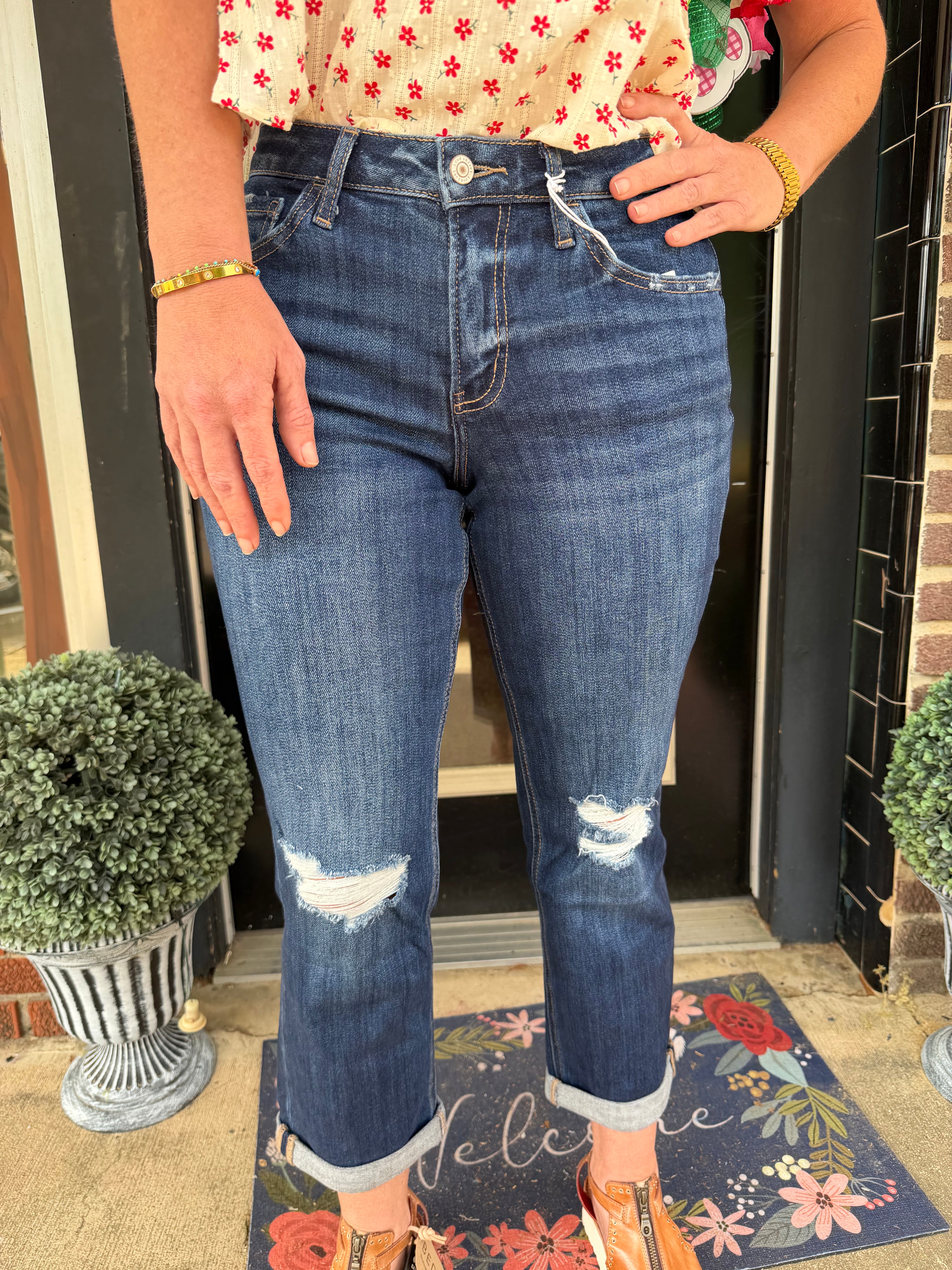 Lovervet cropped straight leg- Kennedy Jean