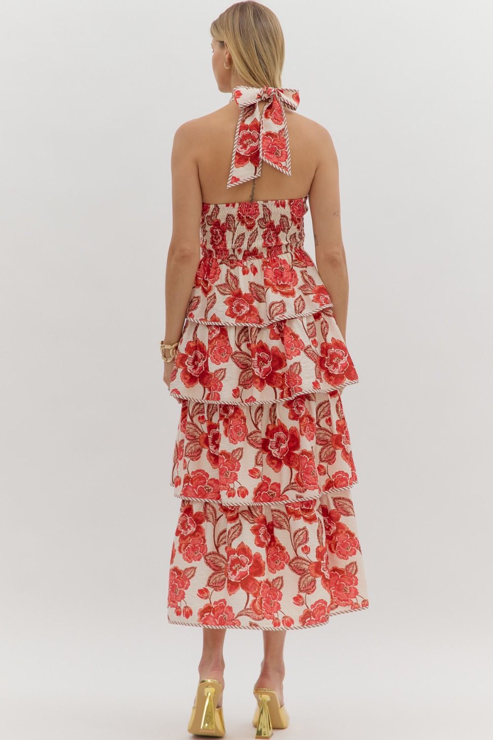 The Valencia tiered dress