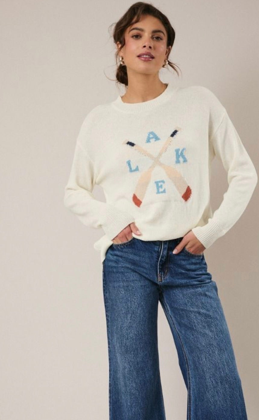 Summer “lake” sweater
