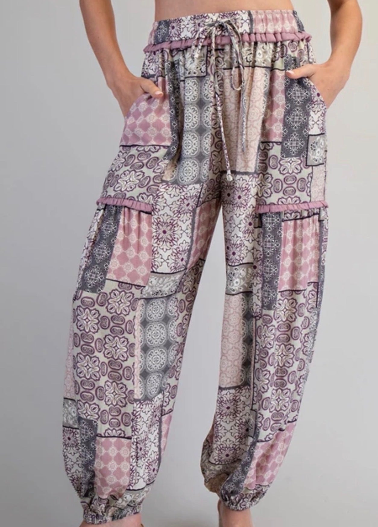 Boho patchwork pants