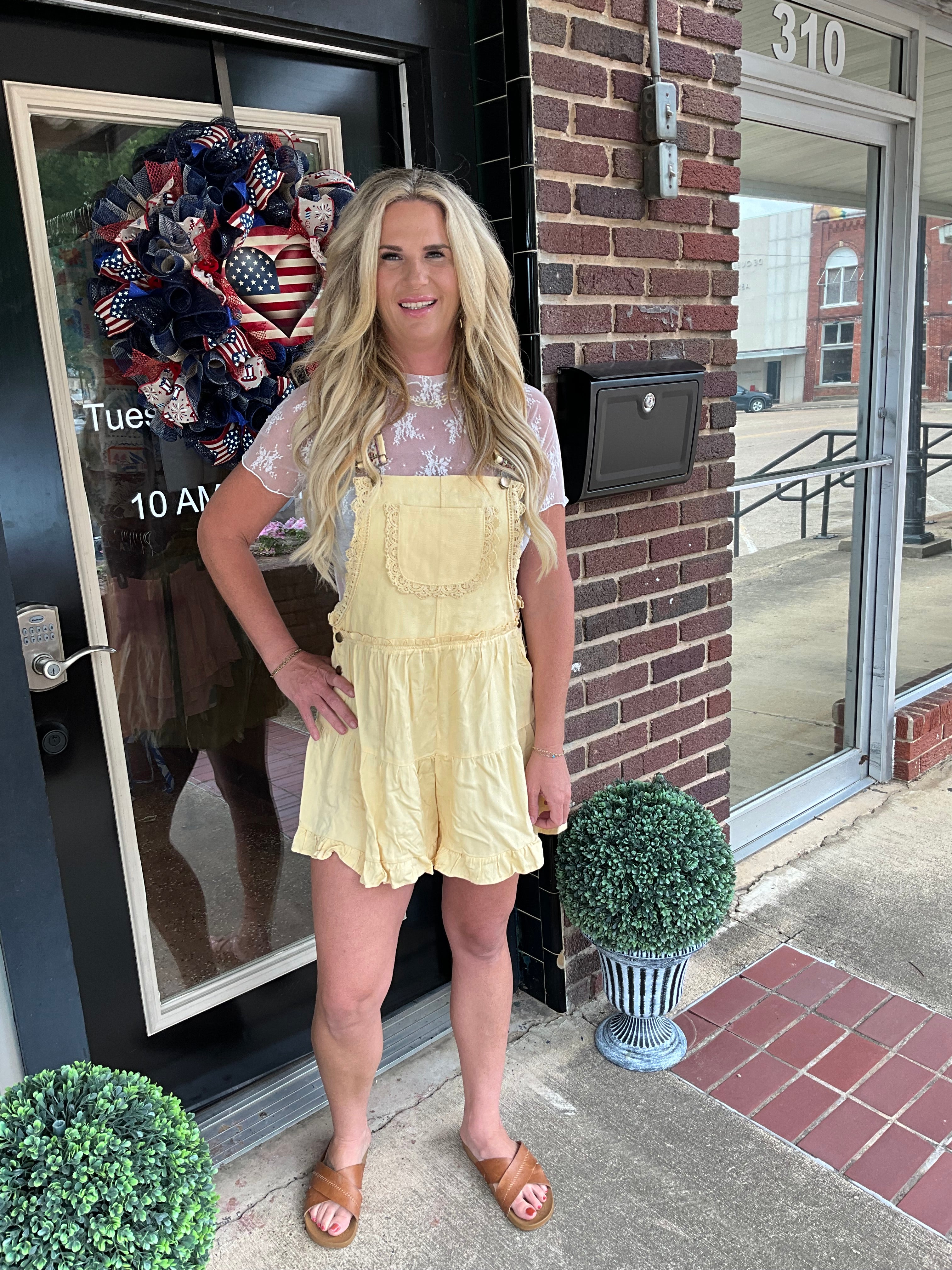 Honey drop romper
